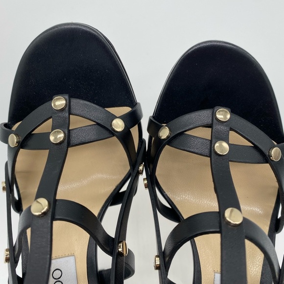 Jimmy Choo Tina Studded Cage Sandals EU 38 - Picture 7 of 9